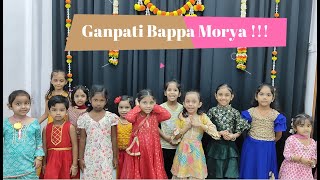 Majha Bappa  Ganpati Easy Choreography  Deeya Wadkar  Sneha Mahadik  Riddhis Dance studio [upl. by Narut]