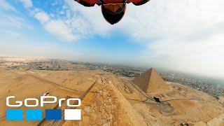 GoPro Wingsuit Proximity Flying the Great Pyramid of Giza  Soul Flyers [upl. by Nnayelsel]