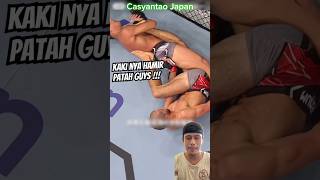 Detik Detik Mengerikan Kaki Muhammad Mokaev Hampir Patah di Octagon UFC [upl. by Itoc]