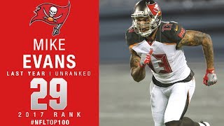 29 Mike Evans WR Buccaneers  Top 100 Players of 2017  NFL [upl. by Eiramlatsyrc]