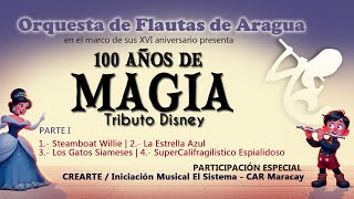 Tributo Disney  parte 01  XVI Aniversario Orquesta de Flautas de Aragua  22 de junio 2024 [upl. by Lontson938]