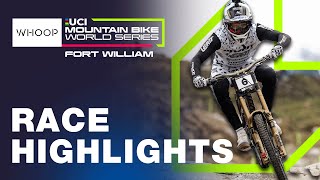 RACE HIGHLIGHTS  Mens UCI Downhill World Cup Fort William [upl. by Cynthie]