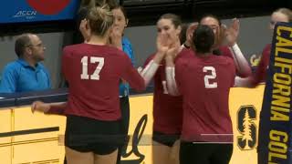 Stanford vs California 2024 Womens College Volleyball  Oct 23 2024 [upl. by Gonagle838]