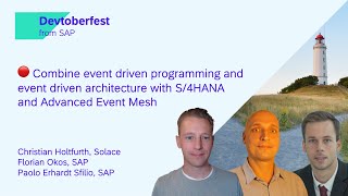 🔴 Combine event driven programming and EDA with SAP S4HANA and Advanced Event Mesh [upl. by Nedia]