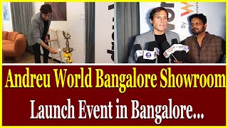 Andreu World Bangalore Showroom Launch Event in Bangalore [upl. by Gildea487]