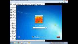 Hack window Password with Kon Boot [upl. by Llemhar]