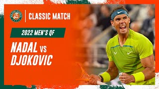 Nadal vs Djokovic 2022 Mens quarterfinal  RolandGarros Classic Match [upl. by Eornom]