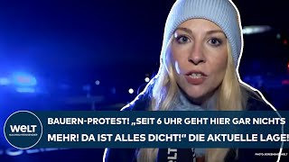 BAUERNPROTESTE IN DEUTSCHLAND quotDie Landwirte kochen Da ist alles dichtquot Die aktuelle Lage [upl. by Valerie]