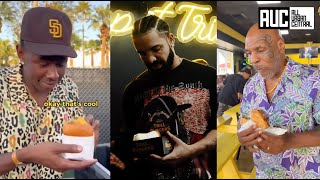 Rappers And Celebs React To Bun Bs Trill Burger Drake Tyler The Creator Mike Tyson NORE [upl. by Gnart]