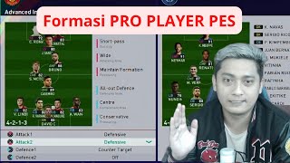 Formasi PRO PLAYER PES MAIN DI RENTAL PAKAI INI AUTO WIN [upl. by Harrak262]