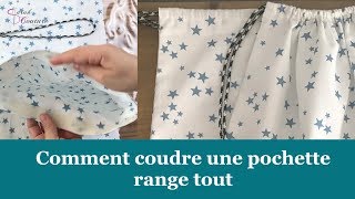 Comment coudre une pochette doublée range tout [upl. by Satterlee]