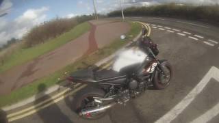 Yamaha XJ6 SP Dominator Exhaust Honest Review [upl. by Dihaz]