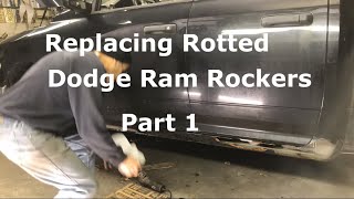 Dodge Ram Rocker repair part 1 [upl. by Meggie]