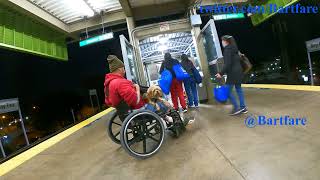 Four Piggyback Fare Evaders Five for the  price of one at Bay Fair BART Station in San Leandro [upl. by Hanahsuar]