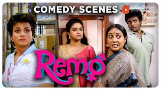 Remo Comedy Scenes  Laugh riot with Remos hilarious antics   Sivakarthikeyan  Keerthy Suresh [upl. by Elleirad31]