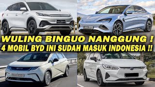 WULING BINGUO NANGGUNG 4 MOBIL BYD INI SUDAH MASUK INDONESIA❗️ [upl. by Matthei]