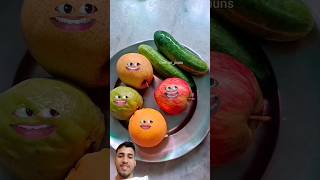 Thethar puns life of fruit on janmastami shorts youtubeshorts viralshort carryminati dhruvrathe [upl. by Ortrude]