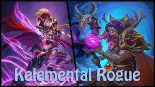 Alpharaons Kelemental Rogue Hearthstone Deck Showcase [upl. by Akired919]