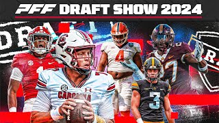 PFF NFL Draft Show 2024 Day Three Rounds 47  PFF NFL Draft 2024 [upl. by Bolling424]