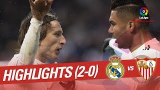 Highlights Real Madrid vs Sevilla FC 20 [upl. by Leiser]