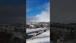 Tromso City Vibe norway snow travel norwaytourism [upl. by Leeann86]