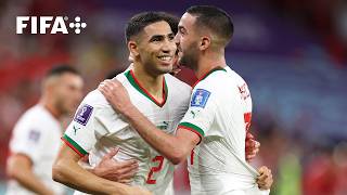 How Morocco defeated Belgium at the FIFA World Cup [upl. by Macdonald607]