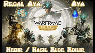 Warframe  Prime Diriliş Sistemi  Regal Aya ve Aya  Nedir  Nasıl Elde Edilir  Türkçe [upl. by Nemrac]