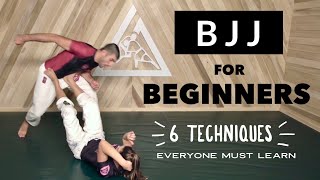 Brazilian JiuJitsu for Beginners The First 6 BJJ Techniques Everyone MUST Learn with the Gracies [upl. by Anilatac628]