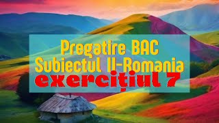 Pregatire pentru bac la geografie Subiectul II RomaniaExercitiul 7 [upl. by Inahteb]