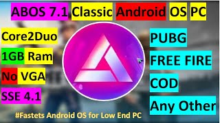 Abstergo os 10 sinhala l Best Android OS for PC sinhala l phoenix os l Android OS freefire pubg [upl. by Izak]