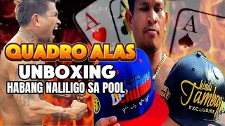 Quadro Alas Unboxing habang naliligo sa Annesas Resort [upl. by Files488]