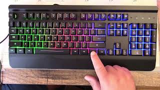 RisoPhy Metal Panel 104Key Gaming Keyboard Review [upl. by Arok876]