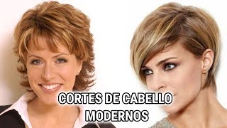 CORTES de PELO MODERNOS FAVORECEDORES  cortes de cabello modernos  BONITOS y favorecedores cortes [upl. by Joo]