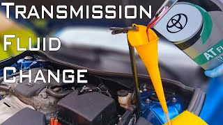 How to Change Transmission Fluid on 20152017 Toyota camryCars without Transmission dipstick [upl. by Anitak]