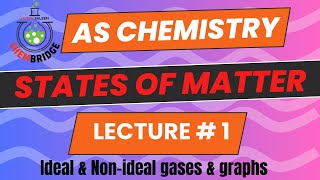 As Chemistry Concept of Ideal and NonIdeal Gases Lecture  1 [upl. by Sissy]