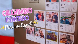 Haz tu Propio CALENDARIO IMANTADO PERSONALIZADO💕 con Plantillas gratis [upl. by Terza68]