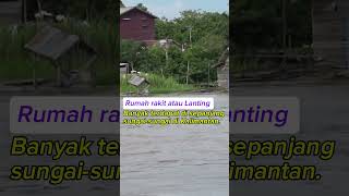 Rumah Lanting Pahandut Seberang kalteng palangkaraya shorts [upl. by Nnaeel756]