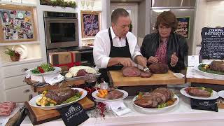 Rastelli 445lb Black Angus Boneless Prime Rib on QVC [upl. by Gomez]