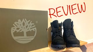 Black Timberland Boots Review [upl. by Anitsud]