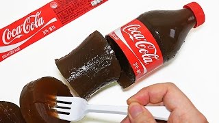 DIY How to make Coca Cola Bottle Pudding Jelly [upl. by Casady]