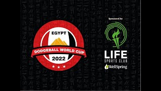 Dodgeball World Cup 2022  Women  Semifinal  Egypt vs Malaysia [upl. by Maiocco]