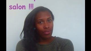 68 Mon lissage en salon →Cheveux naturels← [upl. by Initof863]