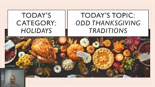 Useless Information Odd Thanksgiving Traditions [upl. by Analihp]