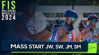 FIS Rollerski World Cup 2024Mass Start JW SW JM SMSchuchinsk KAZ [upl. by Ahselrac]