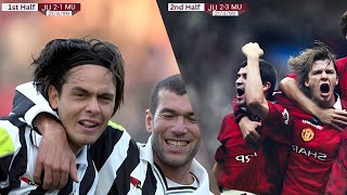 Manchester Uniteds Unforgettable Comeback vs Juventus 1999  Beckham Keane Cole Yorke and more [upl. by Wailoo601]