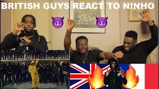 British Guys React to Ninho  Problèmes du matin Clip officiel REACTION [upl. by Anagnos866]