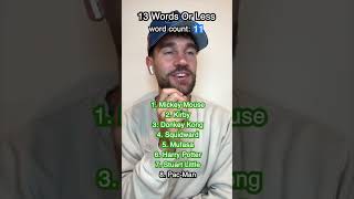 13 words or less ⁉️ [upl. by Thurman]