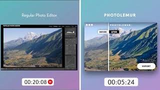 Photolemur VS Regular Photo Editor [upl. by Duquette]