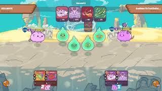 Axie Infinity Classic Reptile Aqua Plant Double Anemone VS RBP Gameplay [upl. by Melva]