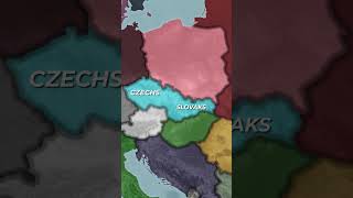 Why did Czechoslovakia Collapse short historicalmaps map [upl. by Repard]